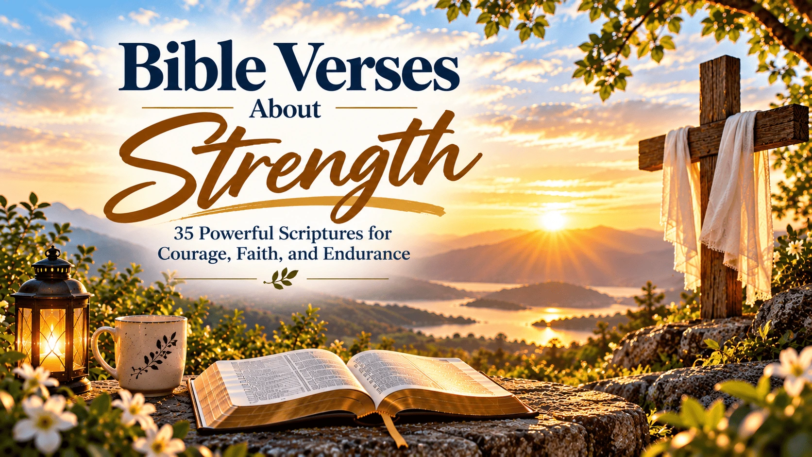 Bible Verses About Strength: 35 Powerful Scriptures for Courage, Faith, and Endurance