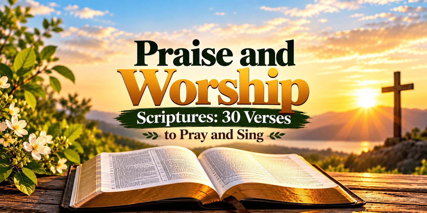 Praise and Worship Scriptures: 30 Verses to Pray and Sing