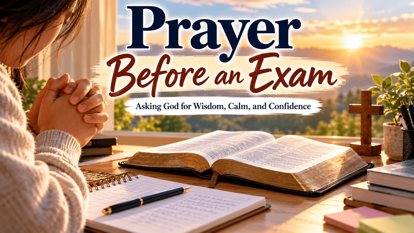 Prayer Before an Exam: A Prayer for Peace and Focus
