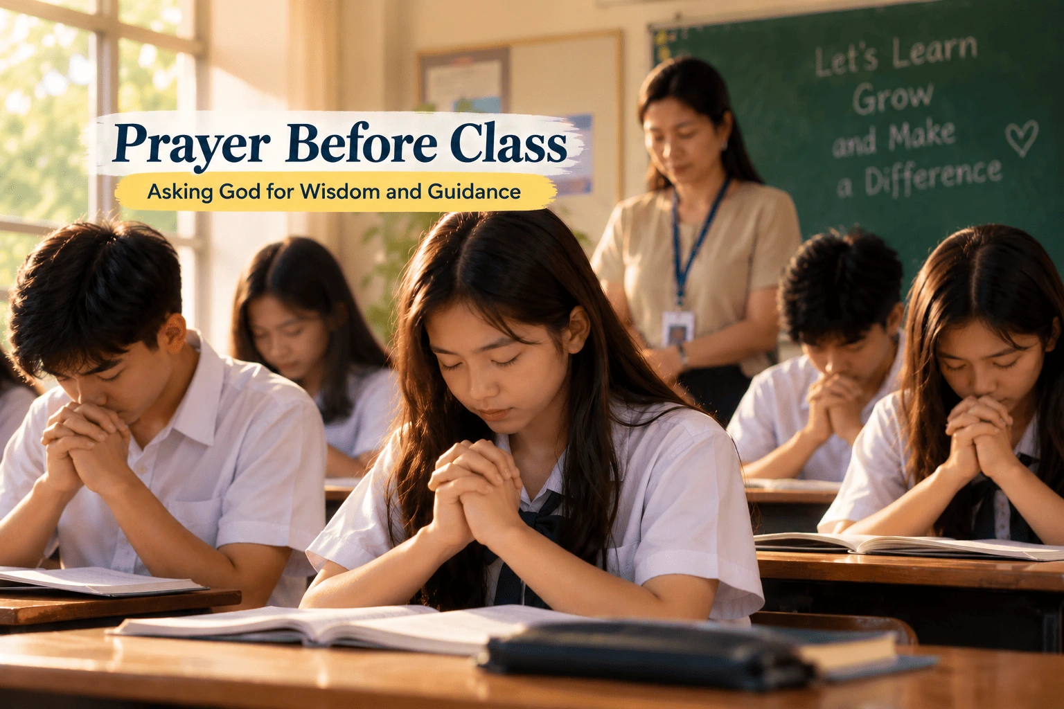 Prayer Before Class: Asking God for Wisdom and Guidance