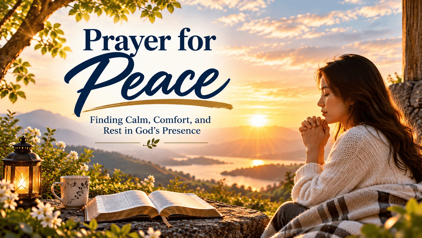 Prayer for Peace: Finding Calm, Comfort, and Rest in God's Presence